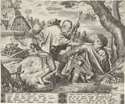 Parabole des deux aveugles - Pieter van der Heyden