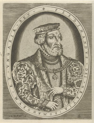 Portrait de Ferdinand I de Habsbourg, empereur allemand - Pieter van der Heyden