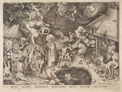 Saint Jacques et le magicien Hermogène - Pieter van der Heyden