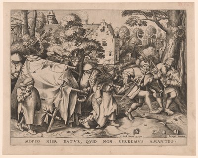 La sale mariée, ou le mariage de Mopsus et Nisa - Pieter van der Heyden