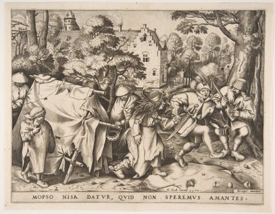La mariée sale ou le mariage de Mopsus et Nisa, 1570 - Pieter van der Heyden