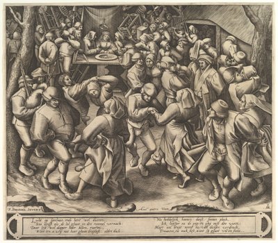 La Danse de mariage paysanne - Pieter van der Heyden