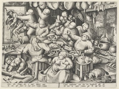 Cuisine grasse - Pieter van der Heyden