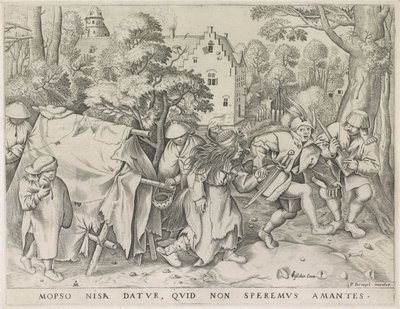 Mariée sale ou le mariage de Mopsus et Nisa - Pieter van der Heyden
