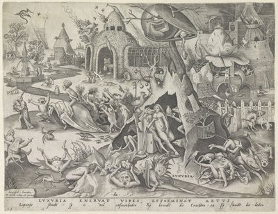 Luxure (Les sept péchés capitaux) - Pieter van der Heyden