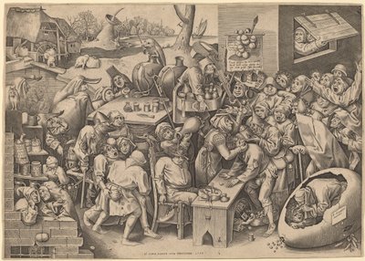 La sorcière de Malleghem - Pieter van der Heyden after Pieter Bruegel the Elder