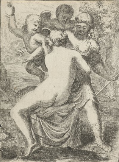 Jupiter séduit Callisto - Pieter van der Plas (II)