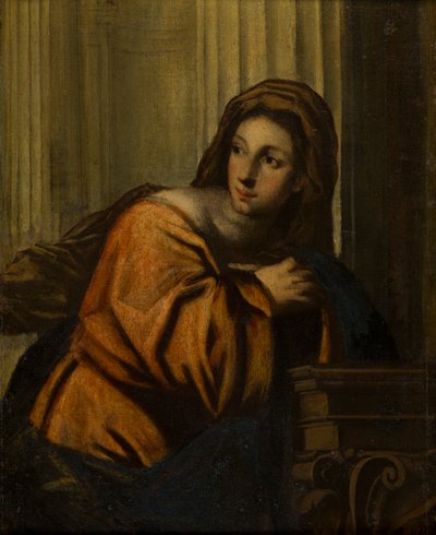 Une dame identifiée comme la Madeleine, vers 1623-78 - follower of Pietro Della Vecchia