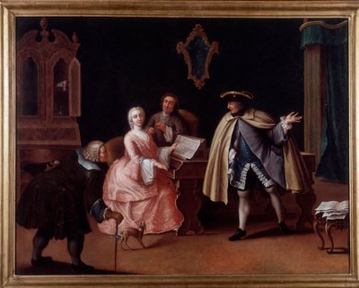 La leçon de musique - Pietro (after) Longhi