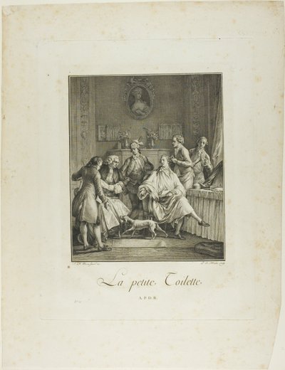 La Petite Toilette, du Monument du Costume Physique et Moral de la fin du XVIIIe siècle - Pietro Antonio Martini