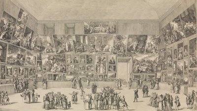 Vue du Salon de 1785 - Pietro Antonio Martini