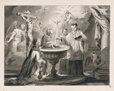 Baptême des Sept Sacrements - Pietro Antonio Novelli