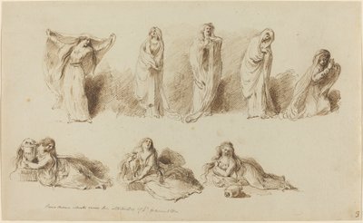 Les attitudes de Lady Hamilton - Pietro Antonio Novelli