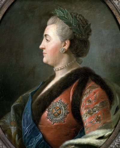 Portrait de Catherine II la Grande, impératrice de Russie - Pietro Antonio Rotari