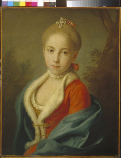Portrait de la princesse Catherine de Holstein-Beck, 1760-62 - Pietro Antonio Rotari