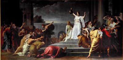 Judith montre la tête décapitée d