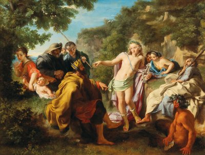 Le Jugement de Midas, premier tiers du 18e siècle - Pietro Bianchi