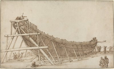 Galère en construction - Pietro Ciafferi
