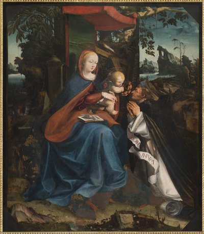 Madone et Enfant et Saint Pierre Martyr, 1525 - Pietro Grammorseo