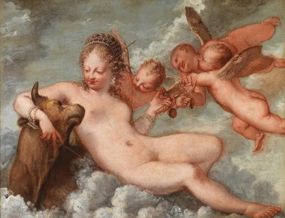 Vénus accompagnée de la Balance et du Taureau - Pietro Liberi