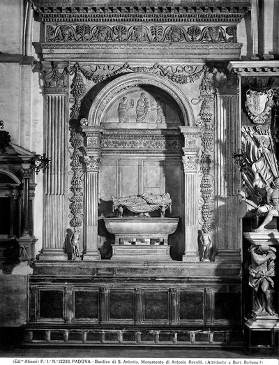Monument à Antonio Roselli (marbre) - Pietro Lombardo
