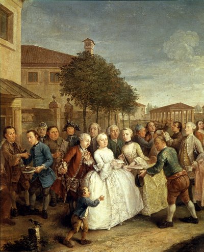 Une fête à la Villa Widmann, c.1750 - Pietro Longhi