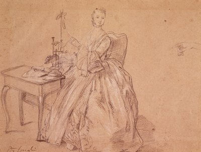 Une femme filant - Pietro Longhi