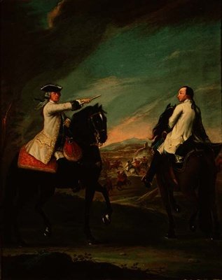 Guglielmo de Montfort et son assistant de champ - Pietro Longhi