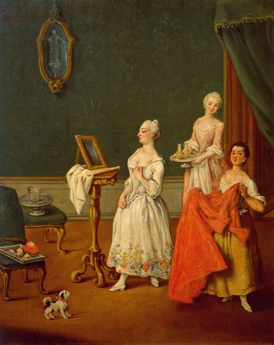 Dame à sa toilette - Pietro Longhi