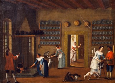 La Cuisine dans la Villa - Pietro Longhi