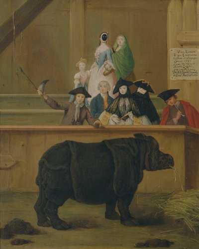 Le Rhinocéros, 1751 - Pietro Longhi