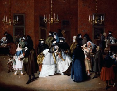 Le Ridotto de Venise, vers 1750 - Pietro Longhi
