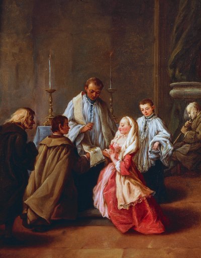 Les Sept Sacrements : Mariage - Pietro Longhi