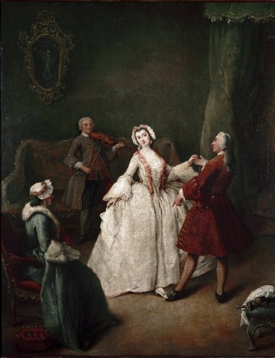 La leçon de danse - Pietro Longhi