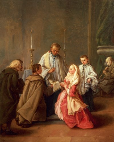 Les sept sacrements : Mariage - Pietro Longhi