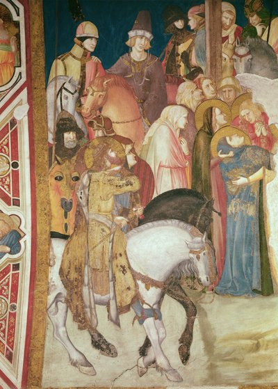 Détail du Calvaire (détail) - Pietro Lorenzetti