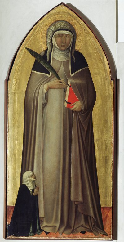 Polyptyque de la vie de Beata Umilta (détail) - Pietro Lorenzetti