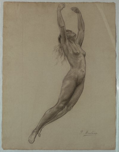 Femme Nue Sautant - Pietro Montana