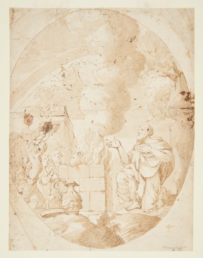 Sacrifice de Noé - Pietro Novelli