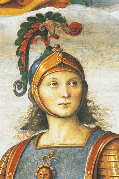 Horace Coclite, par Le Pérugin, fresque, Salle d