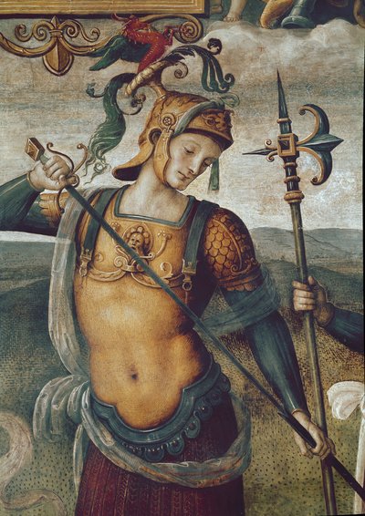 Léonidas I de Sparte (540-480 av. J.-C.), roi des Lacédémoniens (détail) - Pietro Perugino