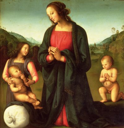 Madonna adorant l
