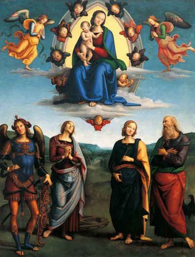 Madone en gloire, vers 1500-1501 - Pietro Perugino