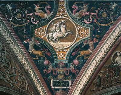 Planètes et motifs décoratifs grotesques - Pietro Perugino