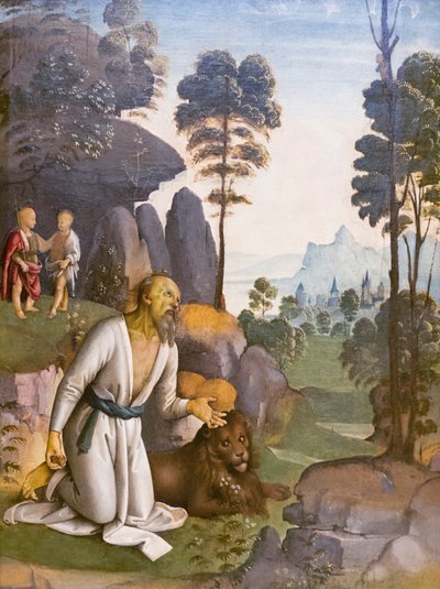 Saint Jérôme en pénitence - Pietro Perugino