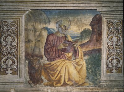 Saint Marc (Fresque) - Pietro Perugino
