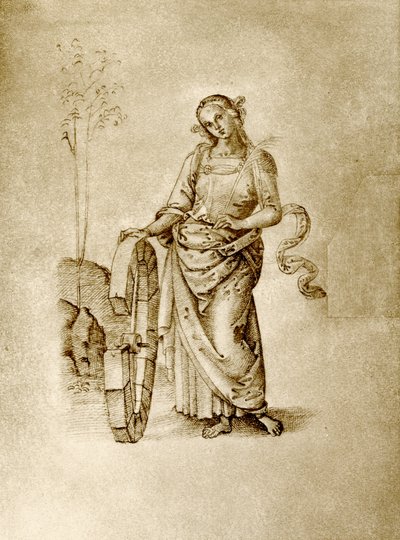 Sainte Catherine - Pietro Perugino