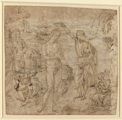 Le baptême du Christ - Pietro Perugino
