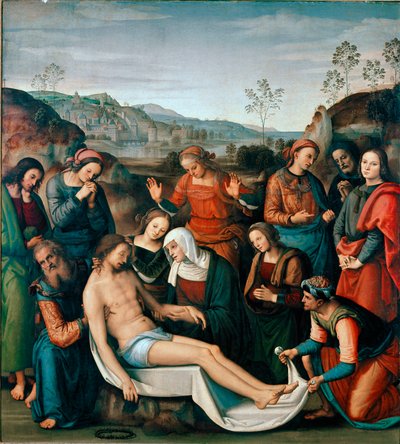 La Déposition ou Lamentation sur la mort du Christ - Pietro Perugino