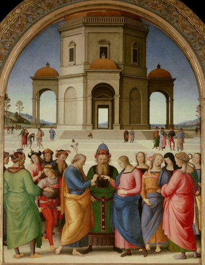 Le Mariage de la Vierge - Pietro Perugino